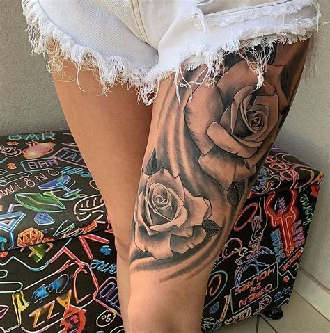 tattoo de rosas na bunda|Tatuagens de rosas: descubra o significado e veja 70。